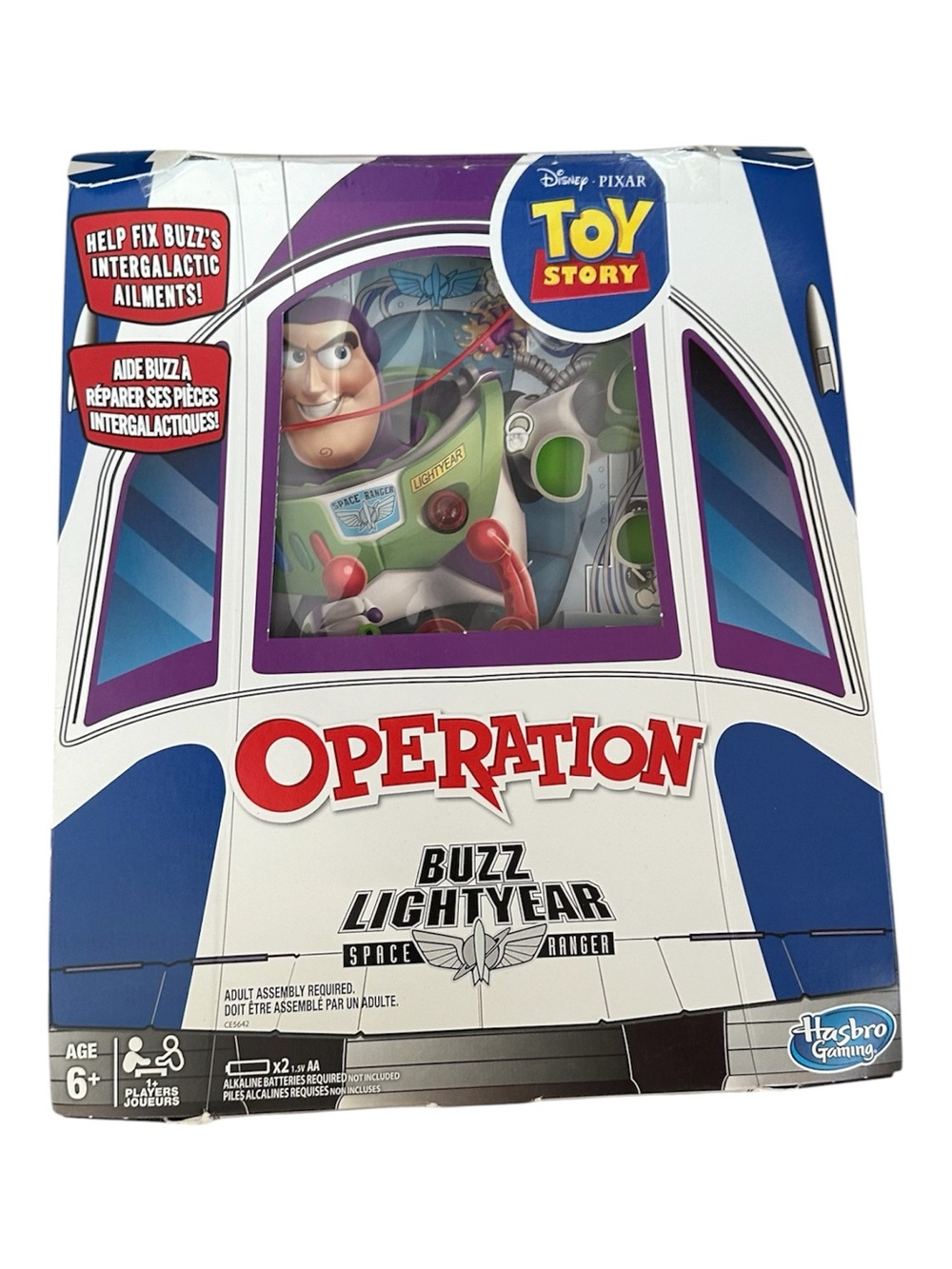 Hasbro Disney Pixar TOY STORY Operation Buzz Lightyear Kids Board Game